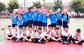 深圳珊蒂泉外国语学校国际部与德国Soccer City学校开展足球交流活动