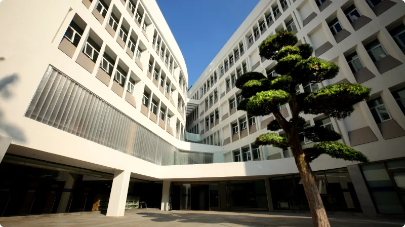 深圳贝赛思双语学校校园建筑,图片来自贝赛思中国官网